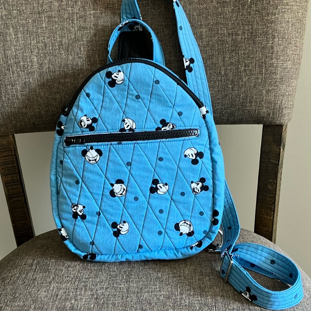 Mickey Mouse Blue Sling Bag Crossbody